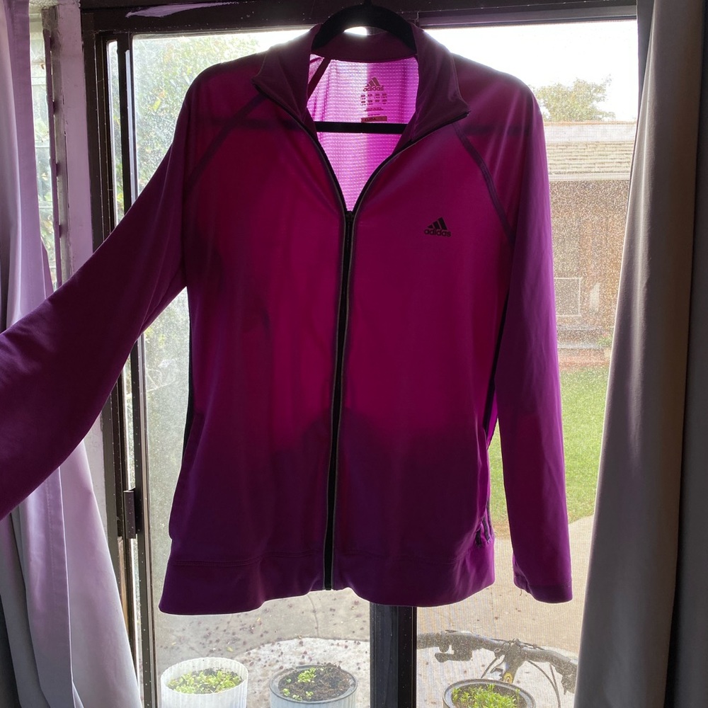 Fuchsia athletic jacket - Picture 2 of 6